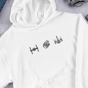 Star Wars Hoodie Star Wars Sweater Star Wars Gifts Mens Womans Mandalorian Millenium Falcon Kids Disney Clone Wars Star Wars Hoody