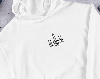 Star Wars Hoodie Xwing Millenium Falcon Classic Kids Star Wars Men's Women's Hoodie Star Wars Gift Star Wars Sweatshirt Mandalorian Hoody