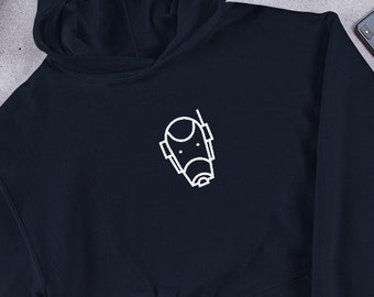 Star Wars Hoodie Battle Droid Long Sleeve Dark Colors Unisex Star Wars Movie Fan Shirt Birthday Gift Spaceship Simple Casual Tee XWing