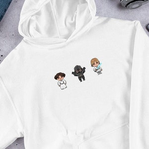Star Wars Hoodie Baby Skywalker Vader Leia Kids Star Wars Men&#39;s Women&#39;s Jedi Hoodie Star Wars Gift Disney Hoodie Cute Star Wars Hoody
