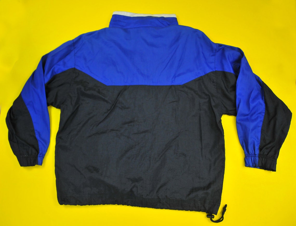 ProSpirit Windbreaker Vintage Jacket Black and Blue Jacket | Etsy