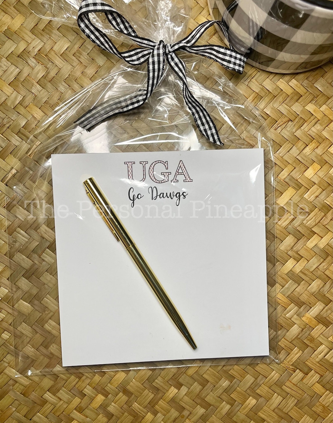 Chic University of Notepad, Personalized Notepad, Personalized