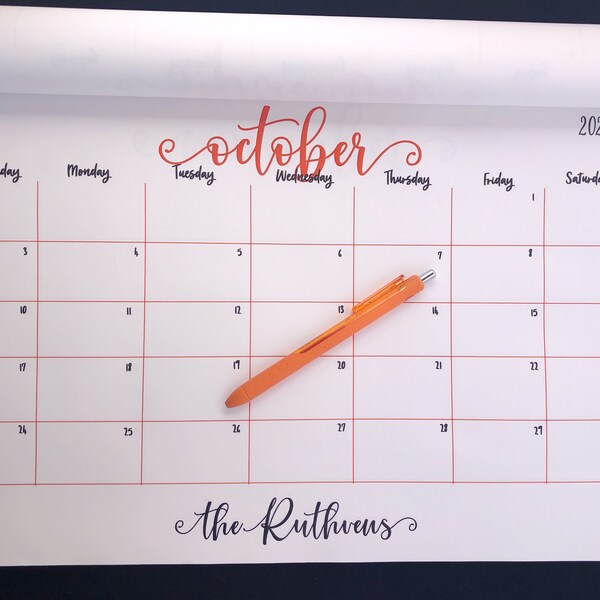 Custom Large Notepad Etsy