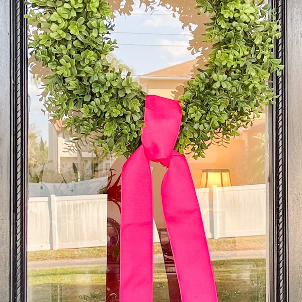 Monogram Wreath Sash, Front Door Wreath Sash, Monogram Wreath Sash, Easter Wreath Sash