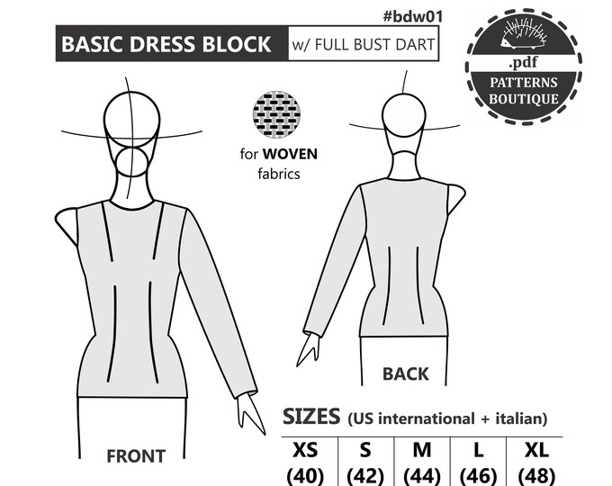 PDF Professional Sewing Patterns by PDFpatternsBoutique on Etsy