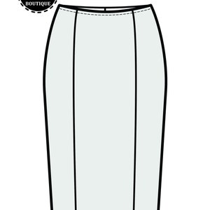 PENCIL SKIRT PDF Sewing Pattern / Basic Pencil Skirt Pattern | Etsy