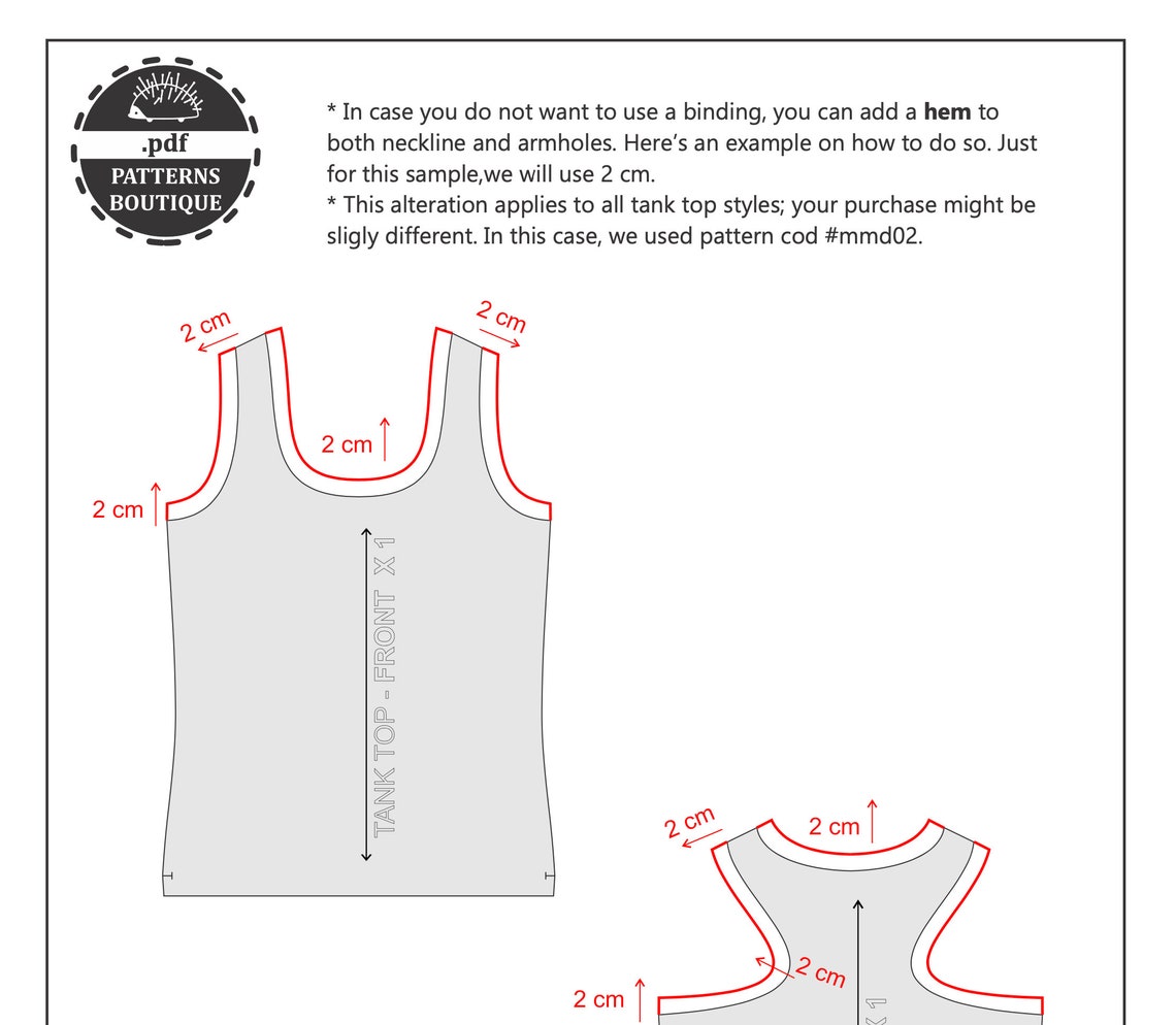 TANK TOP for MEN / Pdf Sewing Pattern / workout tank top / 6 Etsy
