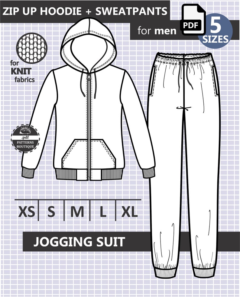 zip up hoodie and sweatpants set