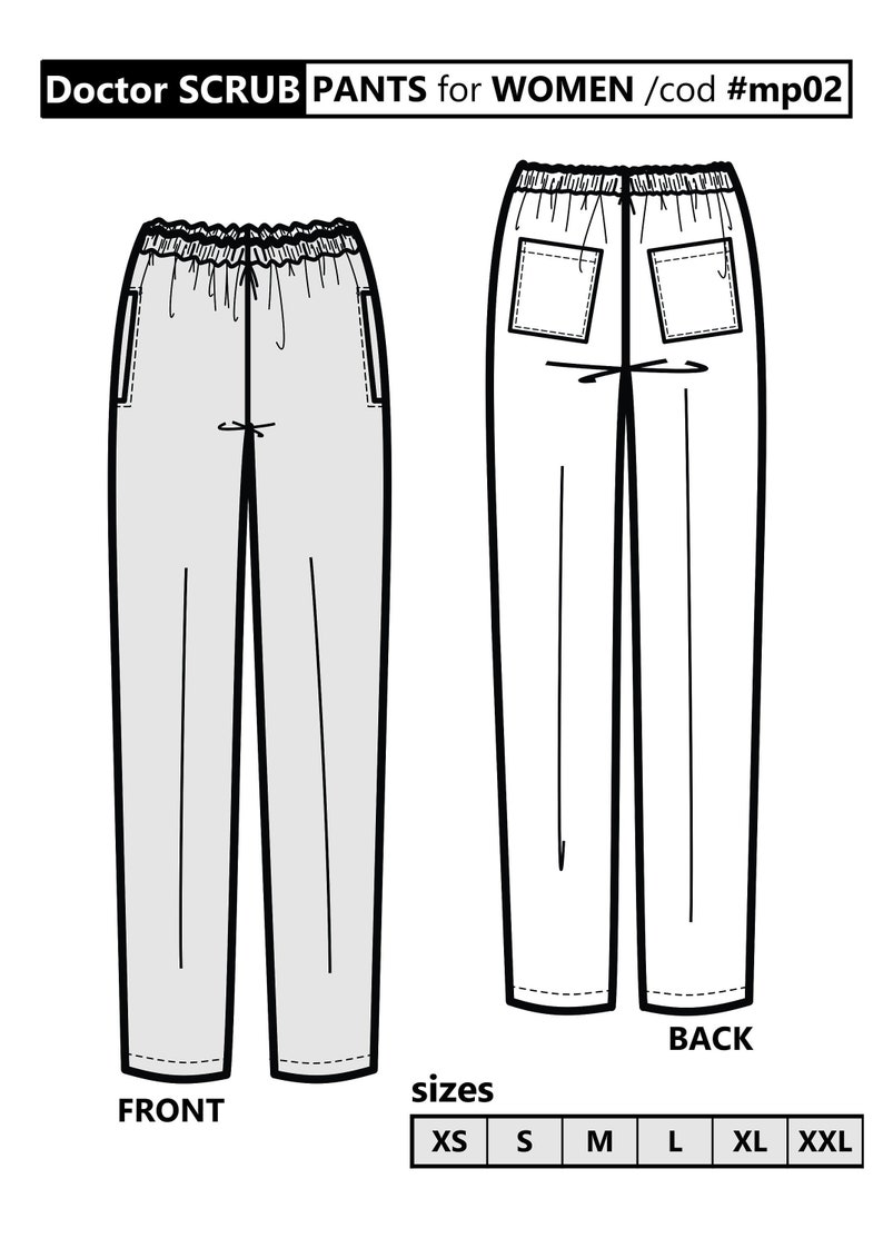 SCRUBS Trousers / PDF Sewing Practice for Ladies / Nurse uniform Xs towards Xxl / Behavior down load / Printable pdf practice / Nurse - Clinic uniforms picture about Printable Pajama Pants Pattern titled SCRUBS Trousers / PDF Sewing Behavior for Gals / Nurse uniform Xs in the direction of Xxl / Behavior obtain / Printable pdf practice / Nurse - Clinic uniforms