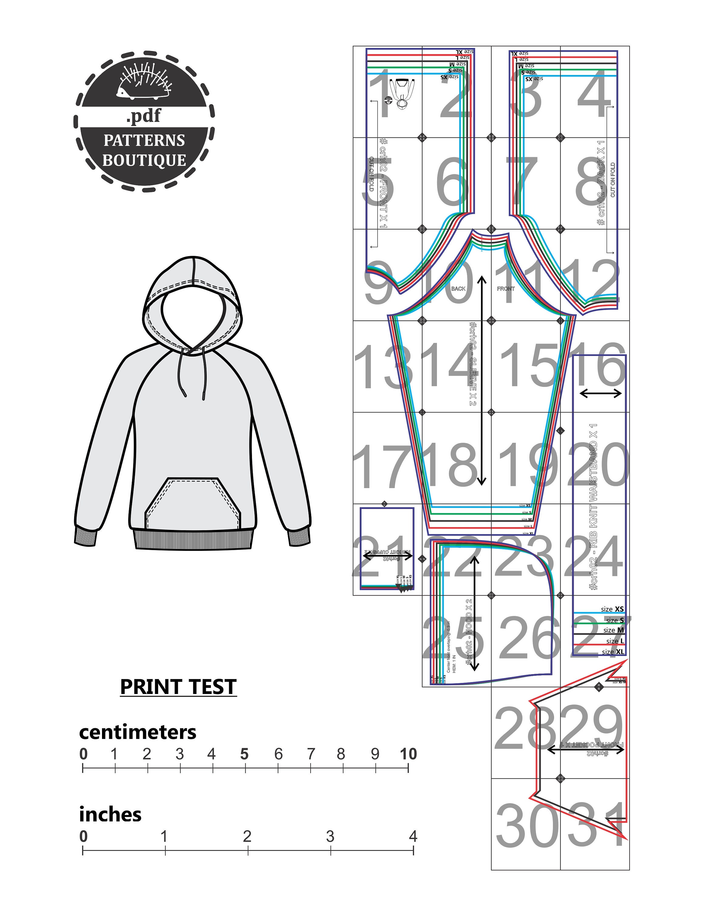 Raglan Hoodie PDF Sewing Pattern for MEN. Sizes from Xs to Xl Etsy Raglan Hoodie PDF Sewing Pattern for MEN. Sizes from Xs to Xl Etsy