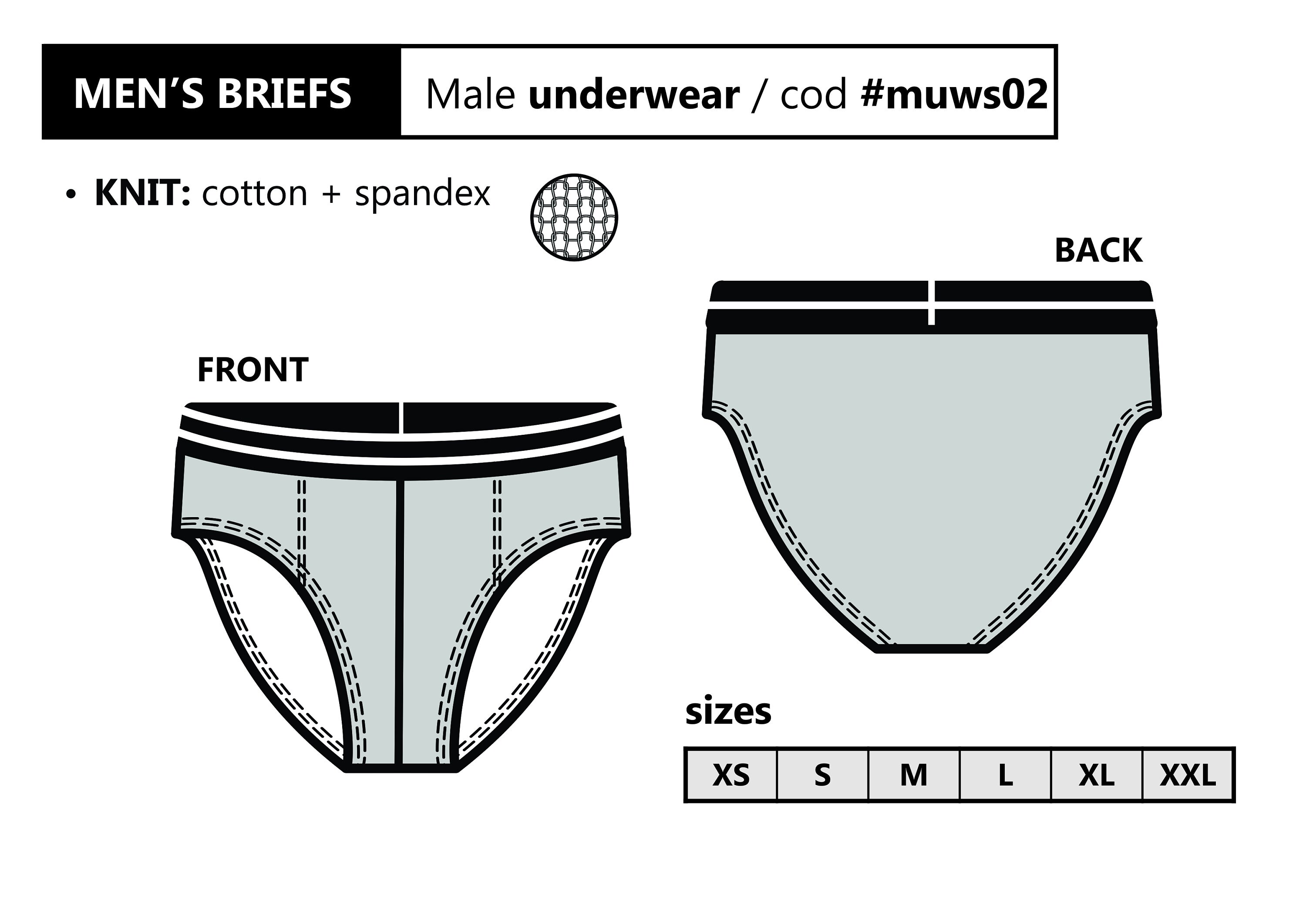 MEN'S BRIEFS / PDF Sewing Pattern / Underwear for men / Etsy