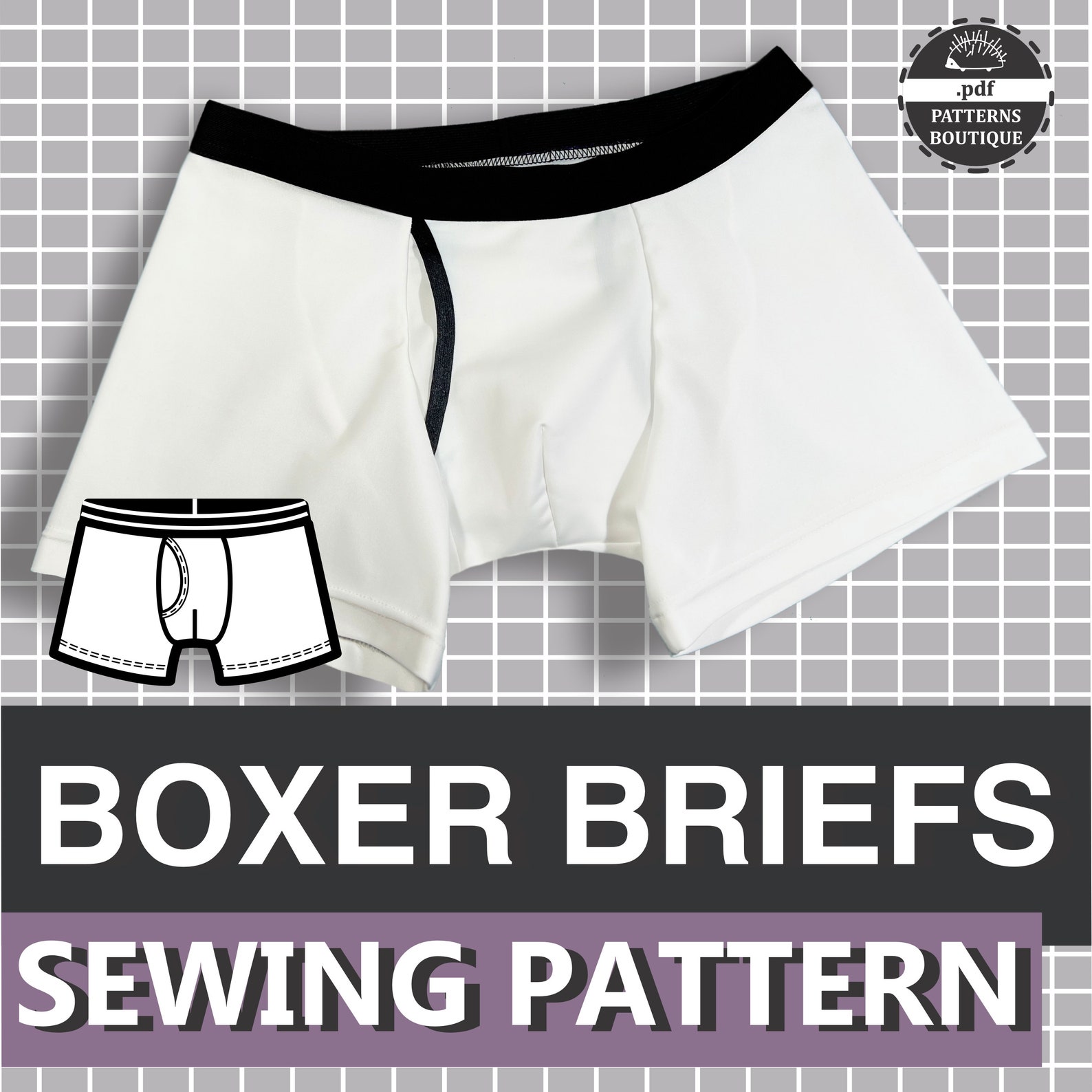 Boxer Briefs for Men / PDF Sewing Pattern / Low Waisted / 6 - Etsy