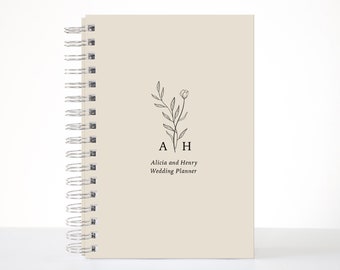 Floral Wedding Planner Book