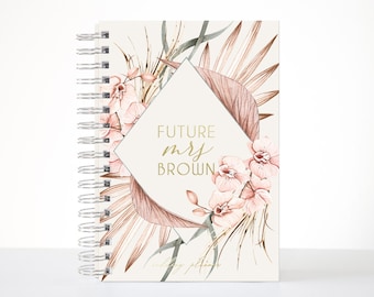 Floral Wedding Planner, Future Mrs Journal, Custom Wedding Planner, Wedding Accessories