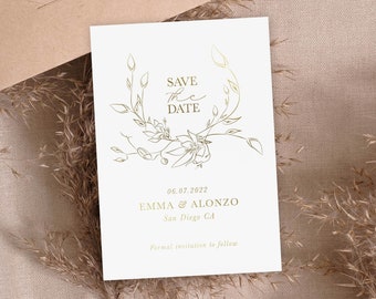 Save the Date Cards With Envelopes, PRINTED Wedding Stationery, Wedding Announcement Cards, Wedding Planning Accessories