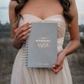 Our Wedding Planner Book / Floral Custom Wedding Planner / Real Gold Foil / Wedding Hard Cover Book / Best Friend Wedding Gift to Bride