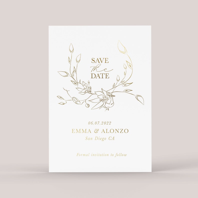 Save the Date Cards With Envelopes, PRINTED Wedding Stationery, Wedding Announcement Cards, Wedding Planning Accessories image 2