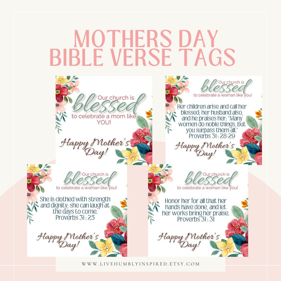 Mother's Day Church Tag Download and Printable Handout Gift With Flowers Candy Mom Present Print DIY Bible Verse Religious Multiple Designs - Etsy mother-s-day-church-tag-download-and-printable-handout-gift-with-flowers-candy-mom-present-print-diy-bible-verse-religious-multiple-designs-etsy