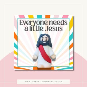 Cartão de lembrete de Jesus para download e folheto para impressão para a Escola Bíblica de Férias da Escola Bíblica de Férias - Amigos da Igreja - Todos precisam de Jesus