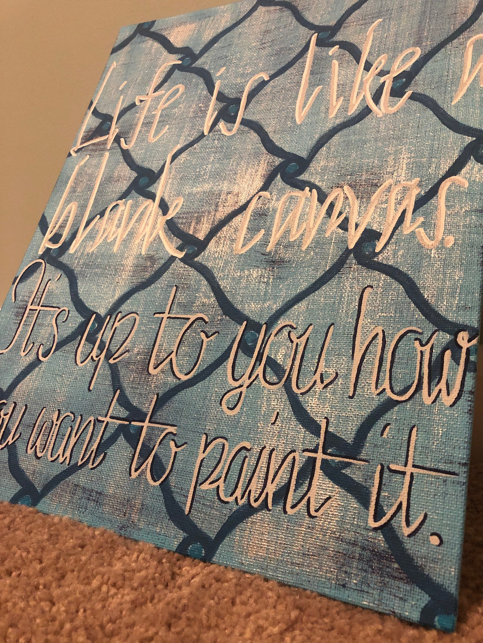 Life Is Like A Blank Canvas Quotes at Victor Forrest blog