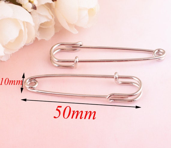 125 Safety Pins Pack Silver Pin Small Large Mixed Sizes Sewing Home Office  Craft