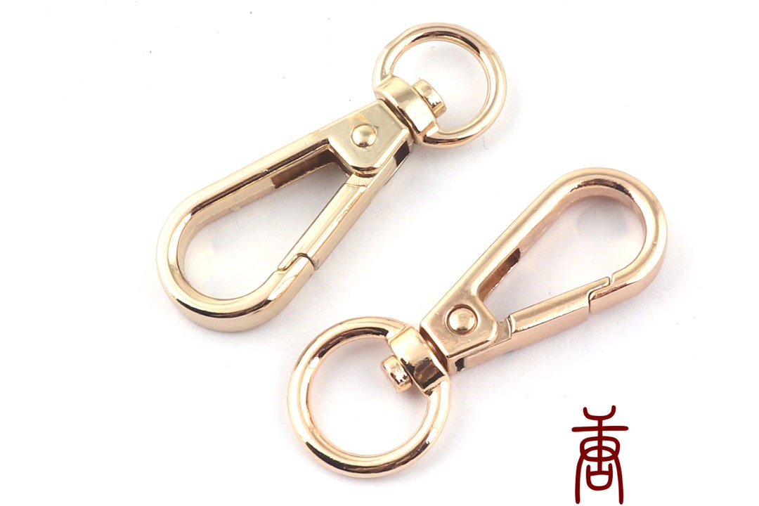 Light Gold Swivel Hook bing Purse Hardware Swivel Clasp Claw Key