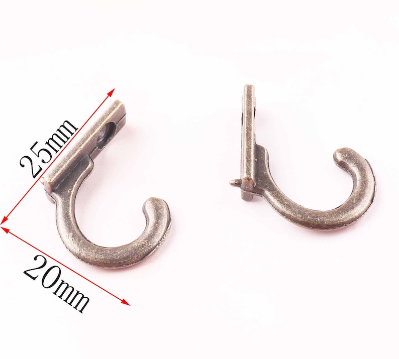 Small Wall Hooks Brass Tiny Hook Decorative Hooks Wall Hook Etsy