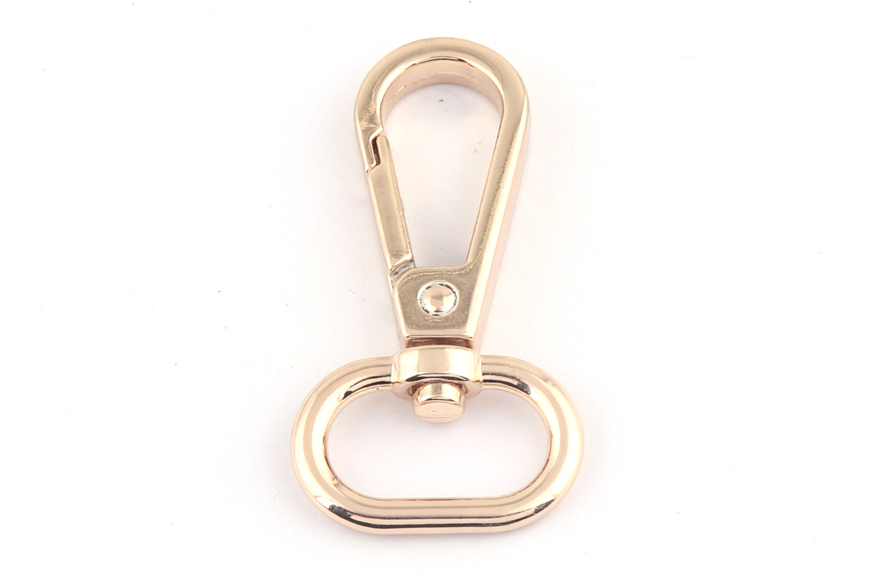 Fermaglio Girevole Nero Clip Per Cordino Portachiavi Borsa - Foto 9