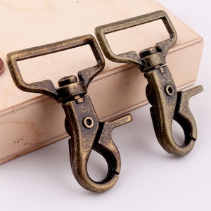 12pcs 56mm bronze rotating lobster clasp, Landyard Key chain Hardware,lobster rotating snap clasp