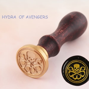 Hydra of Avenger wax seal stamp, custom made DIY Personalized Wax Seal stamp ,christmas gift stamp  wedding Invitation wax stamp