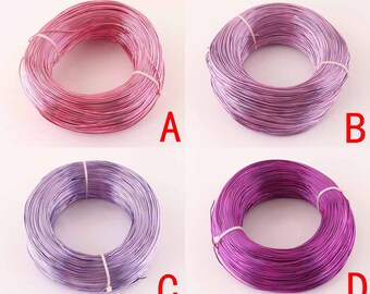 Aluminum Wire for face mask,18 Gauge 1mm,Bead Wire Jewelry Wire Craft Wire,colored Aluminum cord DIY face mask supplies aluminum string