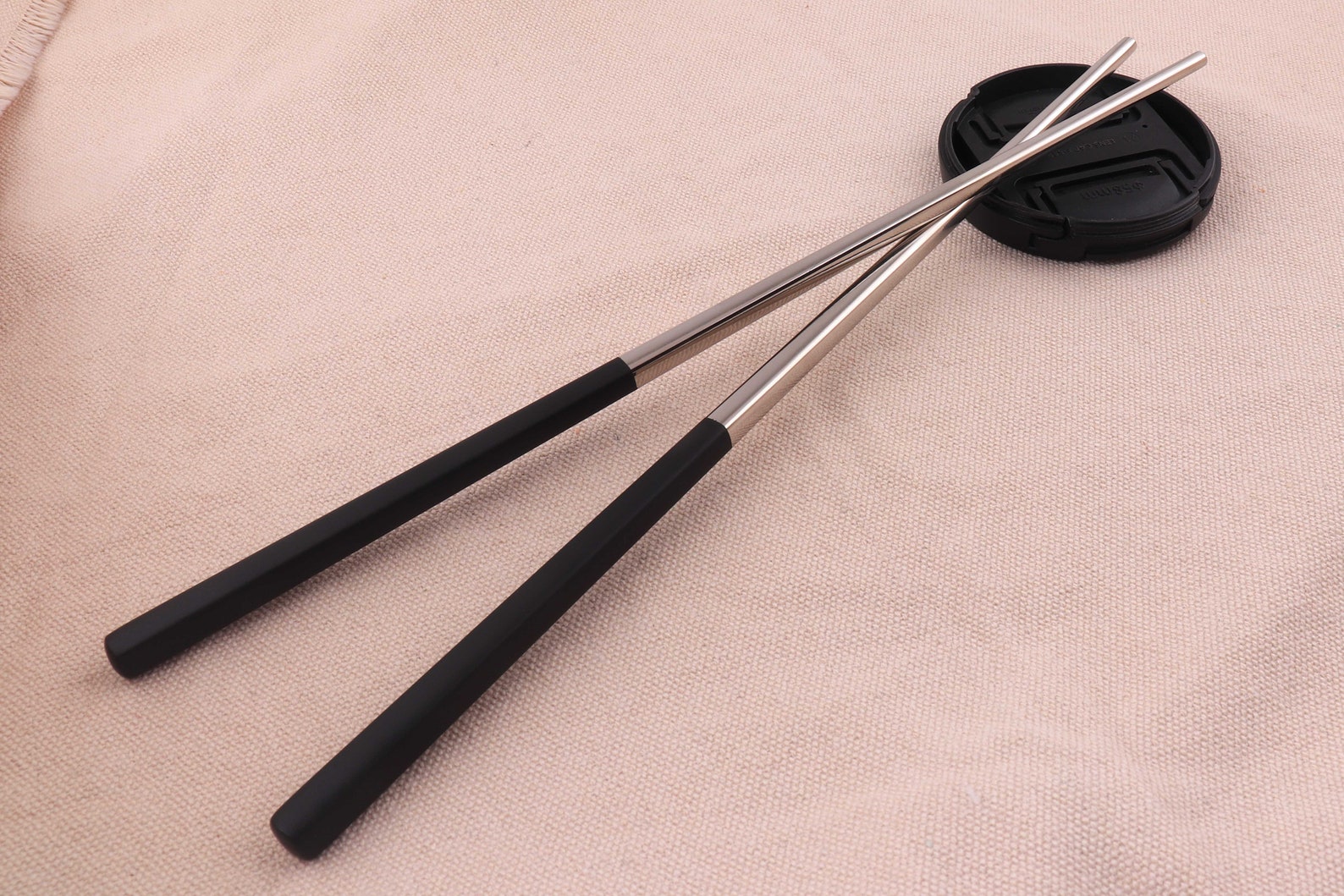 Black Chopsticks Simple Style Stainless Steel Chopsticks for Etsy