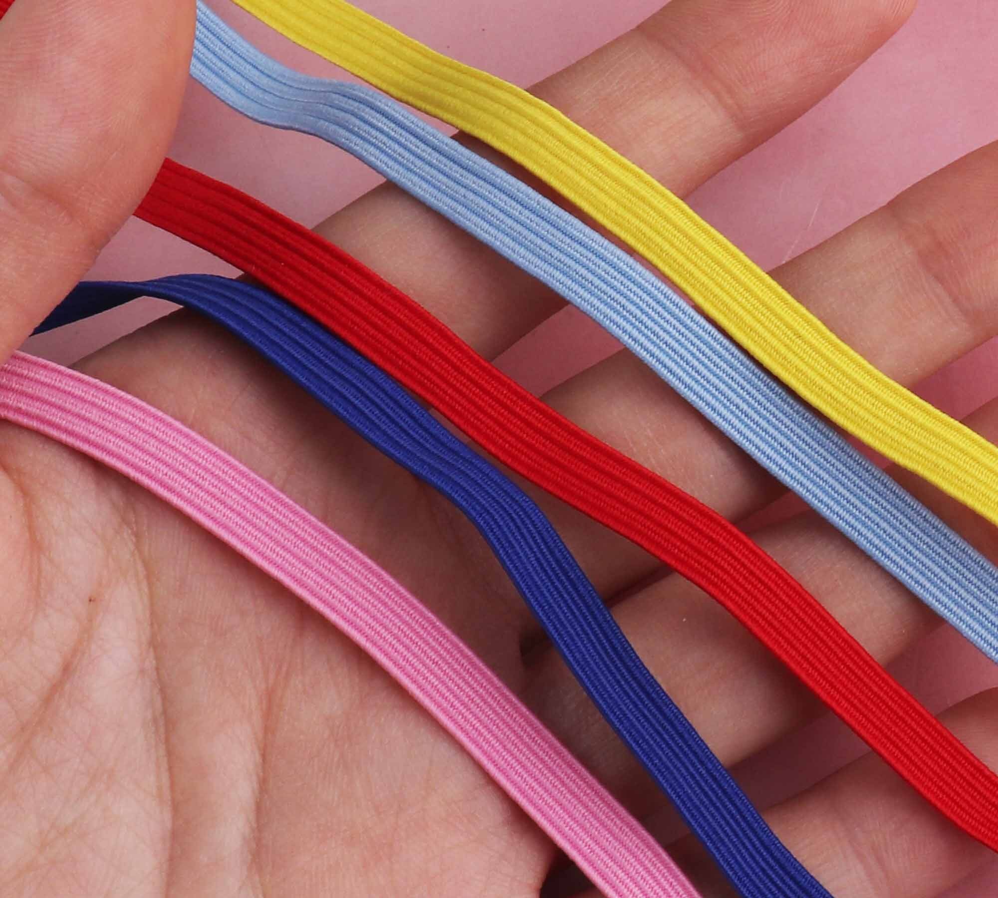 30Y/50Y Elastic Cord Nylon Elastic Bands High Quality Black Etsy