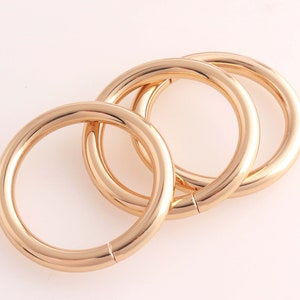 42mm Metal O Anillos No Soldados Metal Bucles oro Anillo de Hierro Hebillas De Salto Anillos de Salto para bolsa / bolso-10pcs