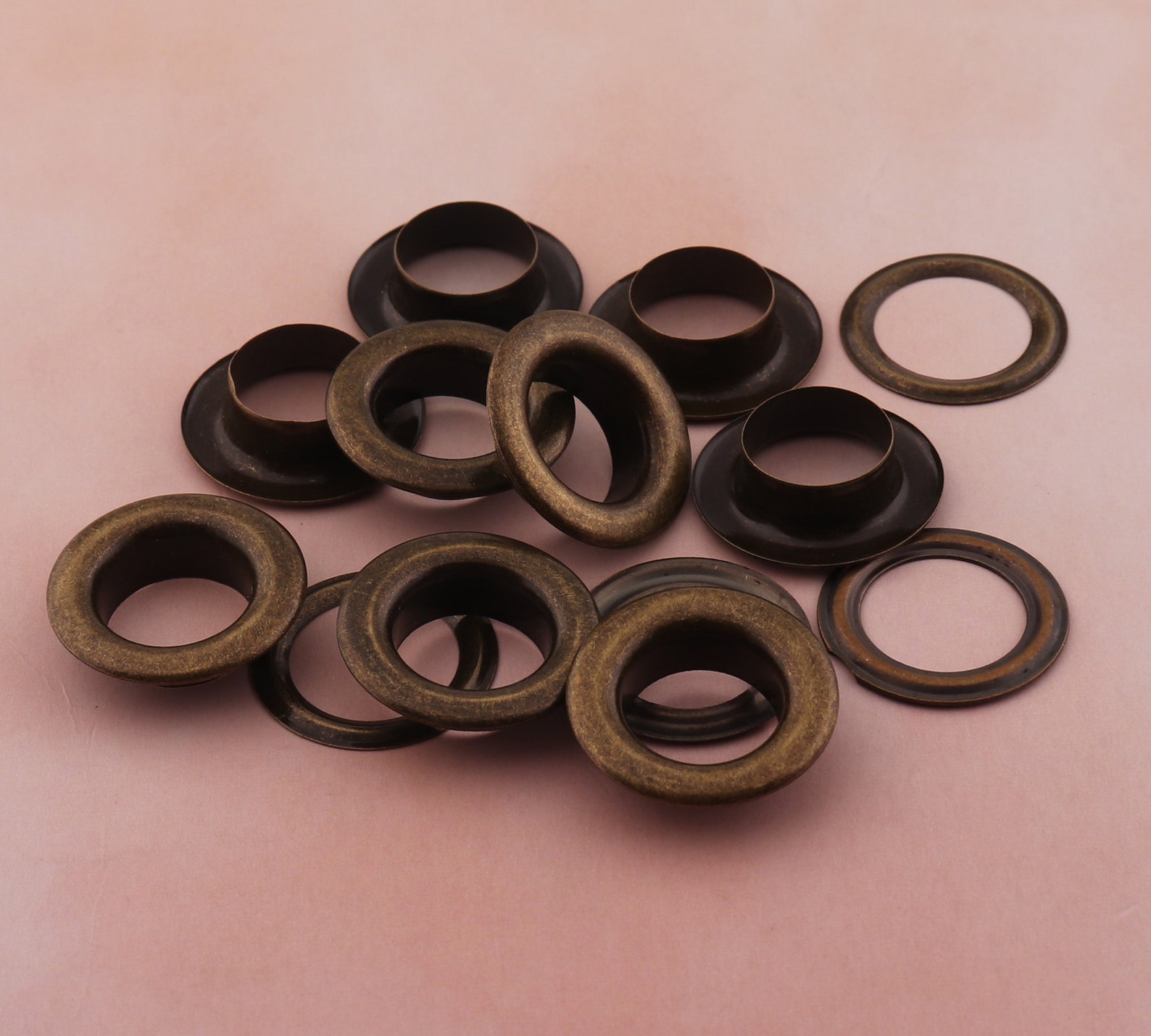 12mm Large Gold Grommet Eyelets Round Metal Eyelets Grommet Etsy