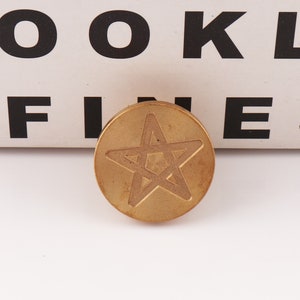 Pentagram wax seal stamp,wedding invitaton wax seal stamp,for him/her gift wax seal stamp,personalized custom wedding sealing stamp