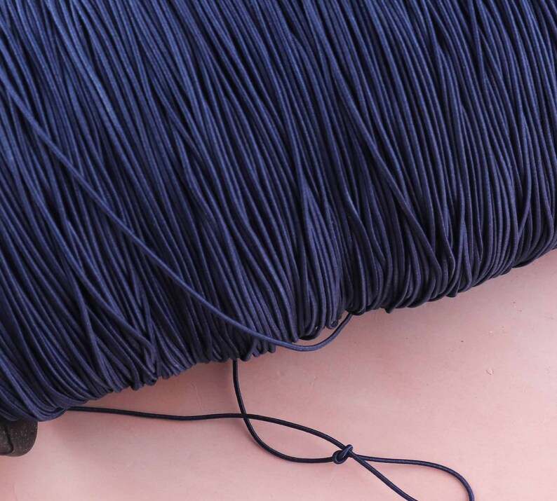 Elastic Cord BLUE Nylon Elastic Bands High Quality Elastic Etsy