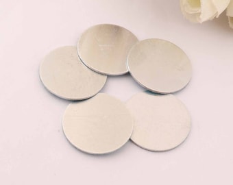Aluminum Discs 18 Gauge, 1 inch 25mm stamping blanks, metal round blanks,Aluminum Bracelet Blanks,Metal Cuff Bracelet