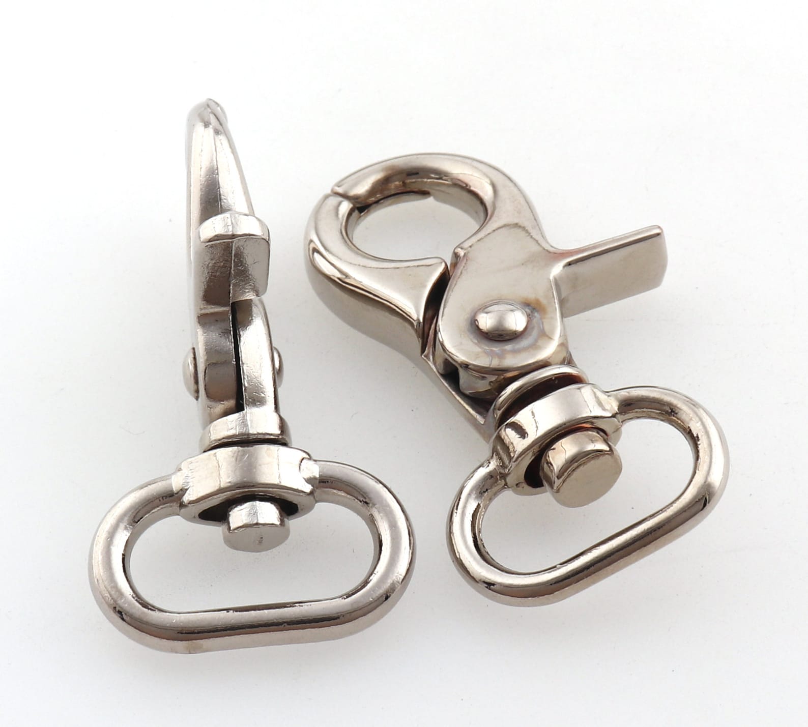 Silver Heavy Duty Swivel Clasp Metal Lobster Swivel Clasp Hook Etsy