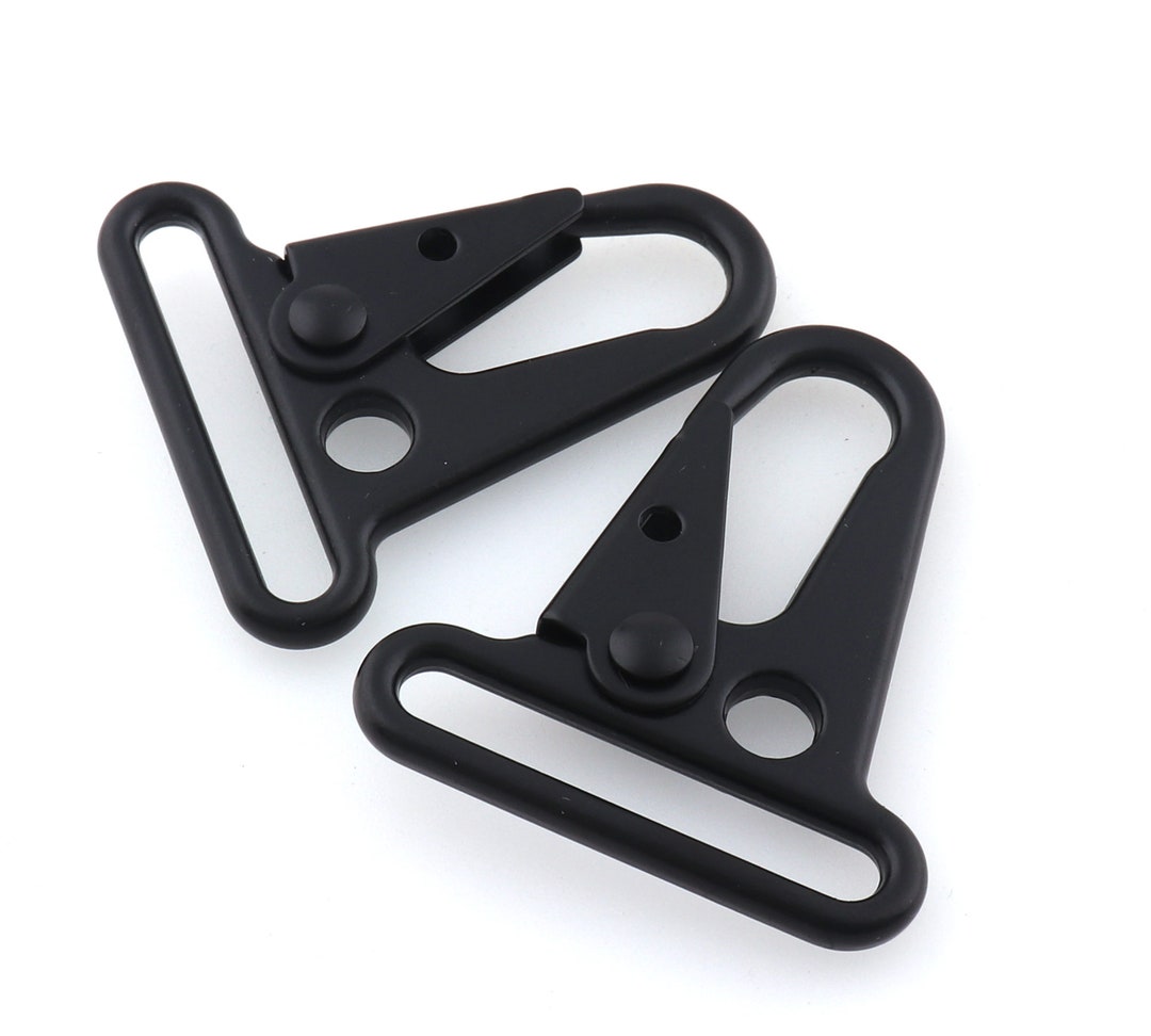 Black Trigger Snap Hook Push Gate Clasp 38mm bing Strap Etsy