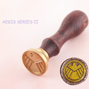 SHIELD series/custom wax seal/christmas gift/DIY Personalized Wax Seal stamp/ Invitation weeding wax stamp/festival wax stamp/wood handle