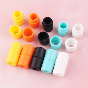 colori Paracord Breakaway Clasp Plastica Toggle End Cord Shoelace Sportswear Accessori Stopper Cavo Toggle Lock Bag Buckle Cord Stopper
