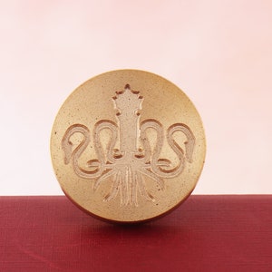 30mm Timbro sigillo di cera mostro marino,timbro di cera sigillato personalizzato,timbro sigillo in cera in legno fatto a mano,timbro sigillo di cera regalo matrimonio