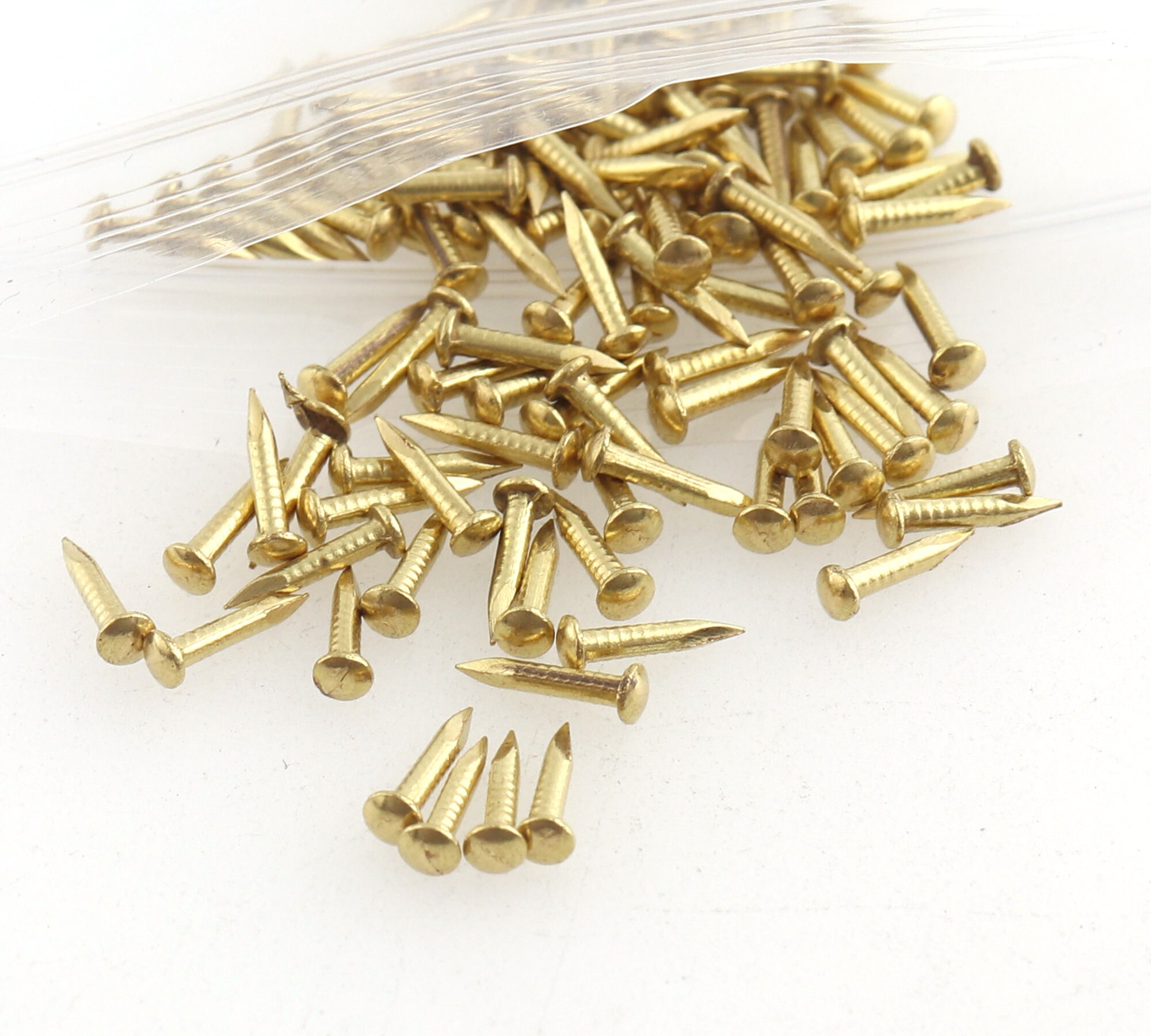 Gold wood screws machine screwstiny eye screwshinge Etsy