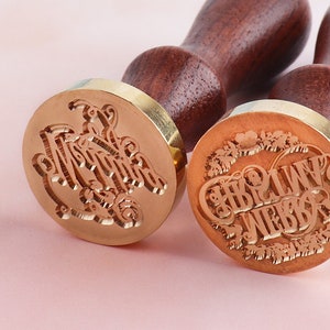 Personalized Wax Seal Stamp Kit Custom Sealing Wax Stamp Wedding Invitation Wax Stamp