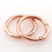 Rose Gold Spring O Ring Spring Gate Ring Gold Silver O-rings - Etsy