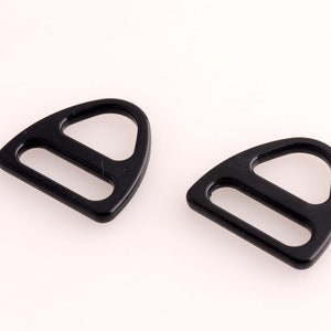 10PCS 25mm metal black adjuster alloy regulator slide buckle Strap buckle strap adjuster bags hardware
