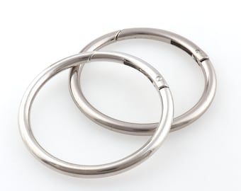 Grand Silver Spring O Ring Trigger Snap Hook Spring Open Gate Ring Bag Accessoires Purse Hardware Connecting Ring Clutch Connection Ring