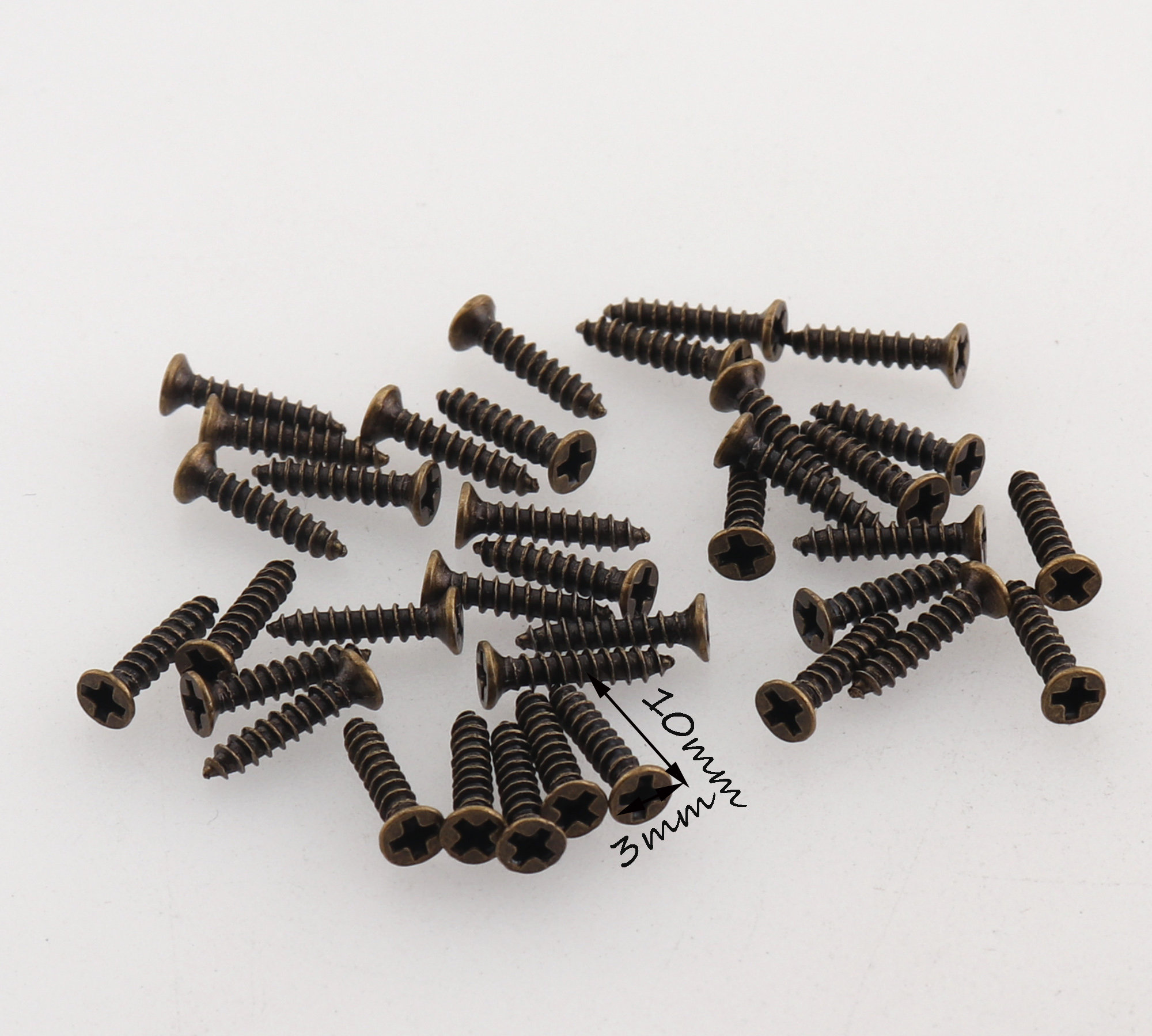 Antique bronze Screws Round Head Iron Screws Hinge Screws Wood Etsy