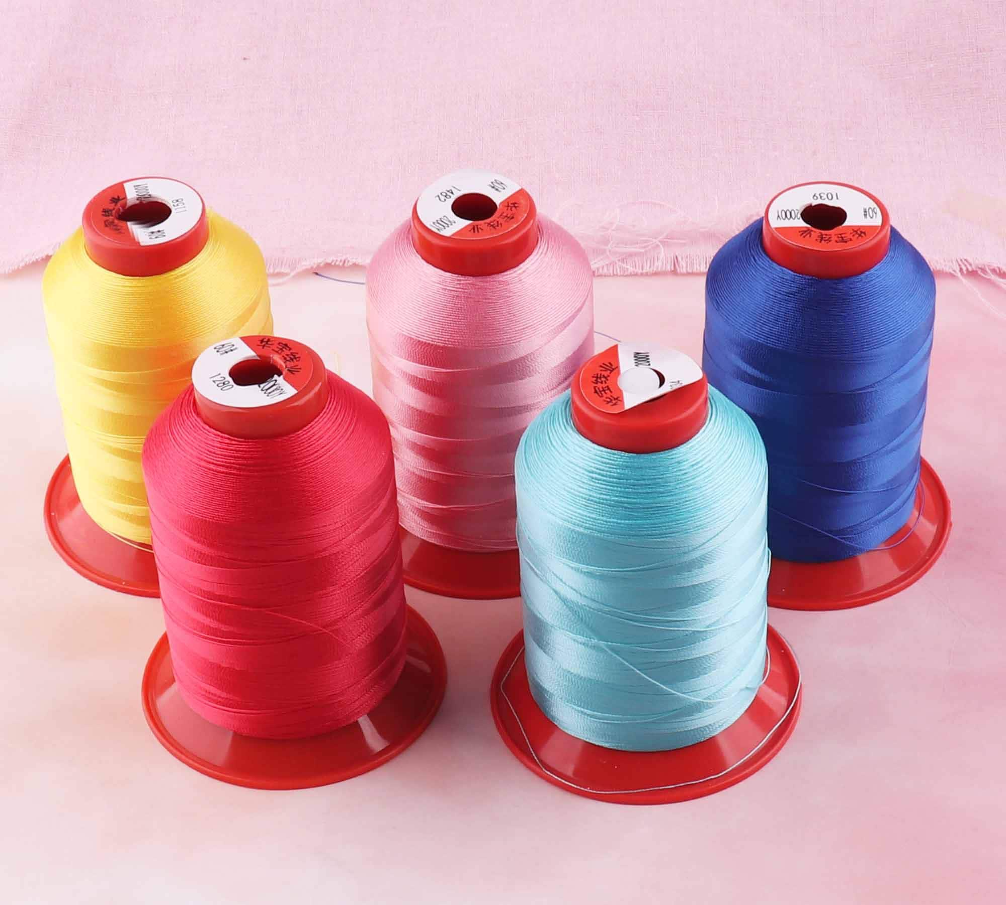 Super Soft Plush Thread Polyester Mousse Thread Great for Overlocking on  Underwear/lingerie Black, Grey, Red 